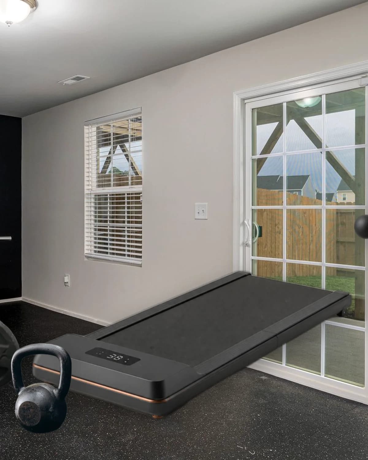 FORMA home fitness equipment in a bright home gym
